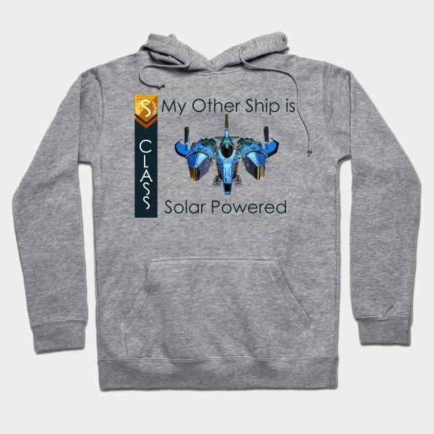 My other ship is solar powered No Mans Sky themed Hoodie by atadrawing